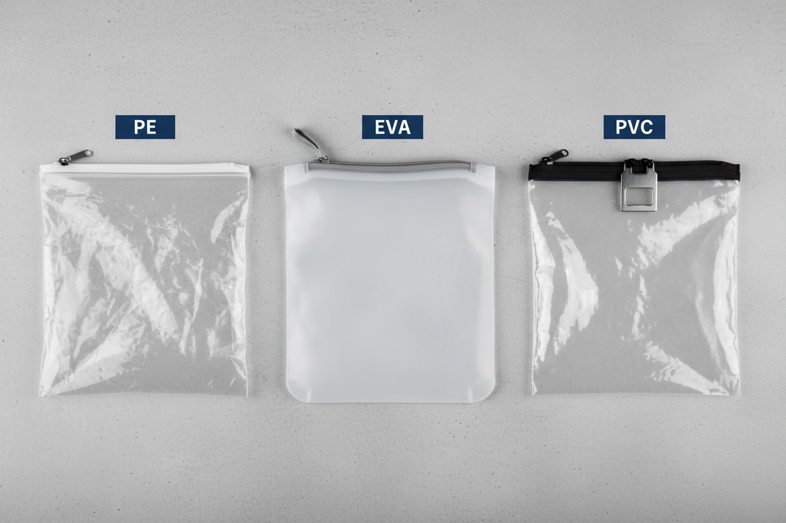 PE, EVA or PVC? Choosing the Right Zipper Bag Material