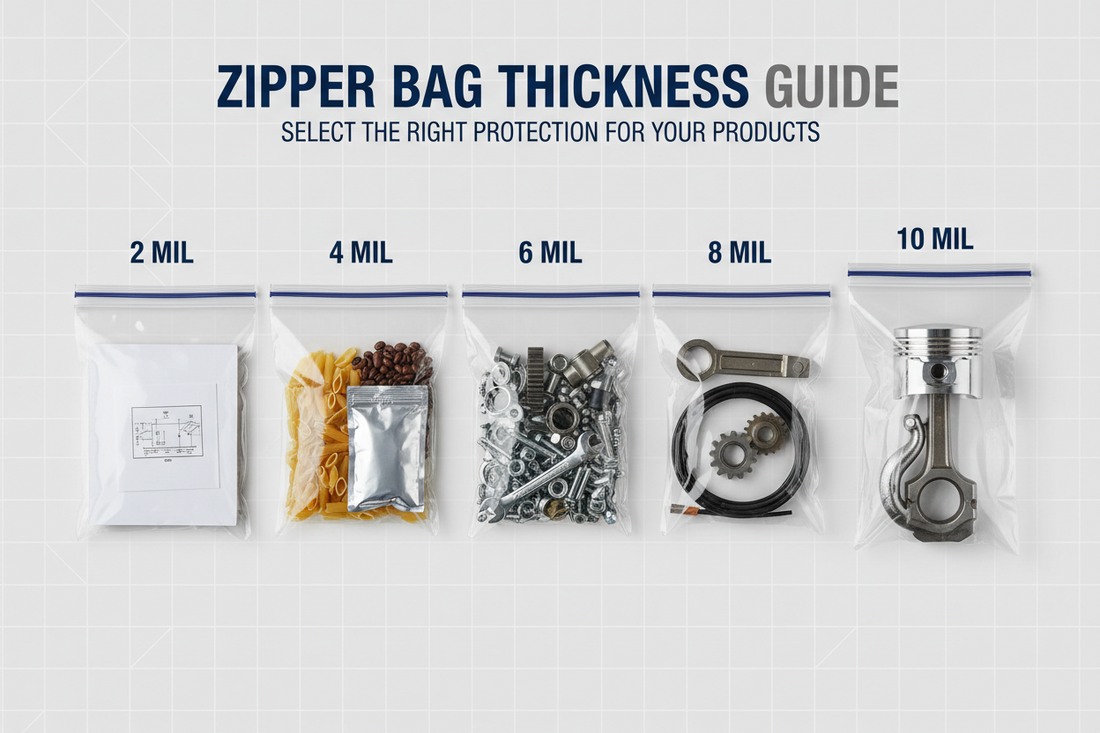Zipper Bag Thickness Guide for Different Applications