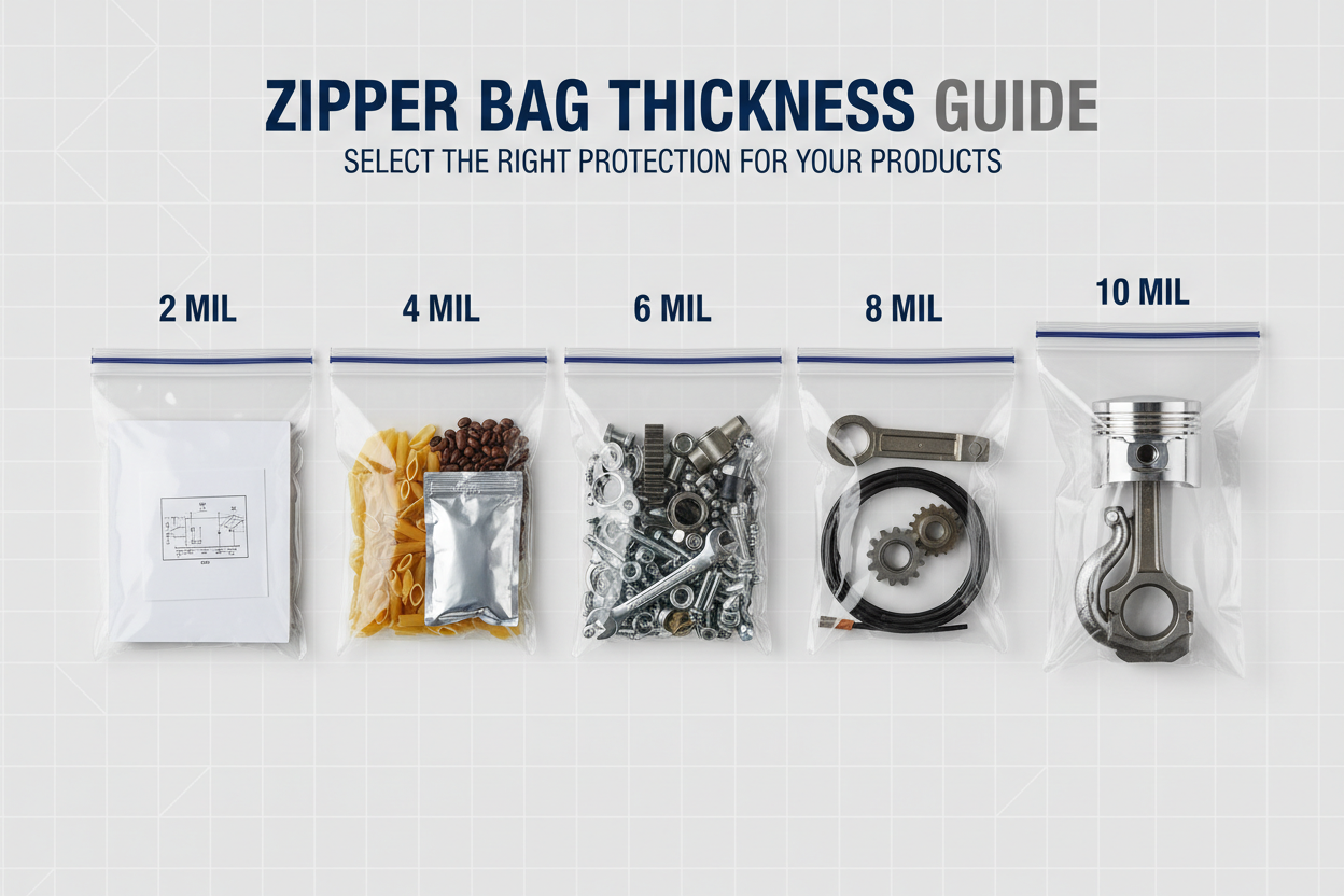 Zipper Bag Thickness Guide for Different Applications
