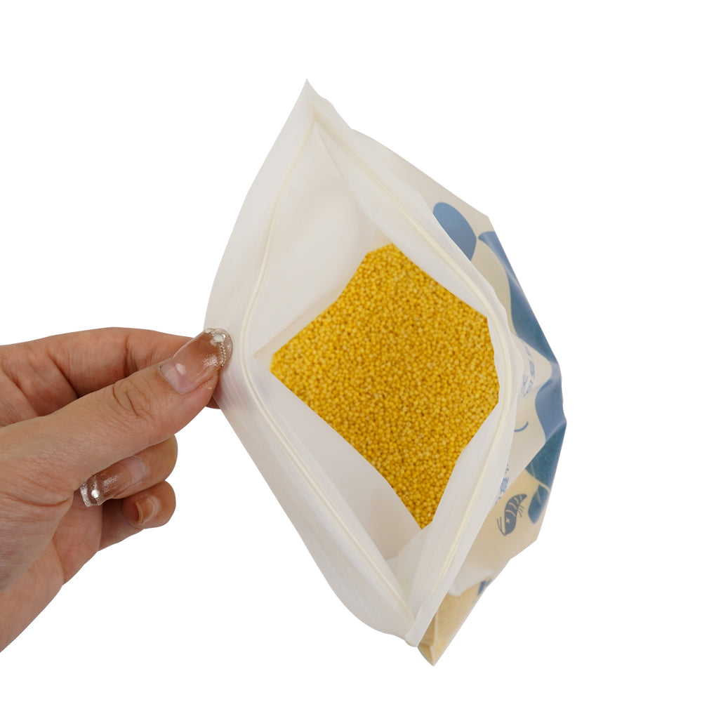 Frosted Biodegradable Ziplock Bag