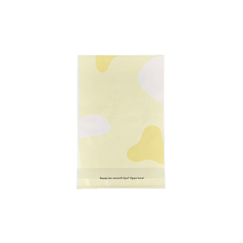 Custom Cartoon Pattern Printed Yellow LDPE Self-Adhesive Bag