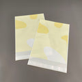 Custom Cartoon Pattern Printed Yellow LDPE Self-Adhesive Bag
