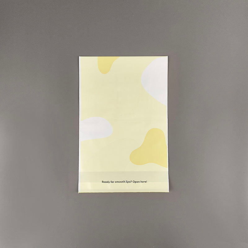 Custom Cartoon Pattern Printed Yellow LDPE Self-Adhesive Bag