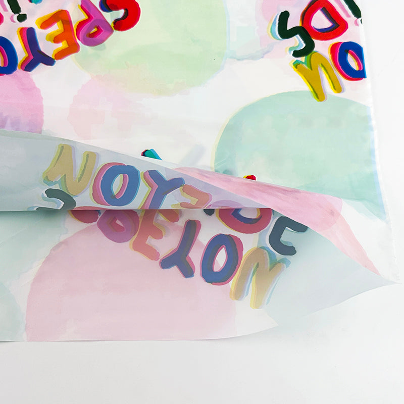 Custom Full-Color Printed LDPE Flat Bag
