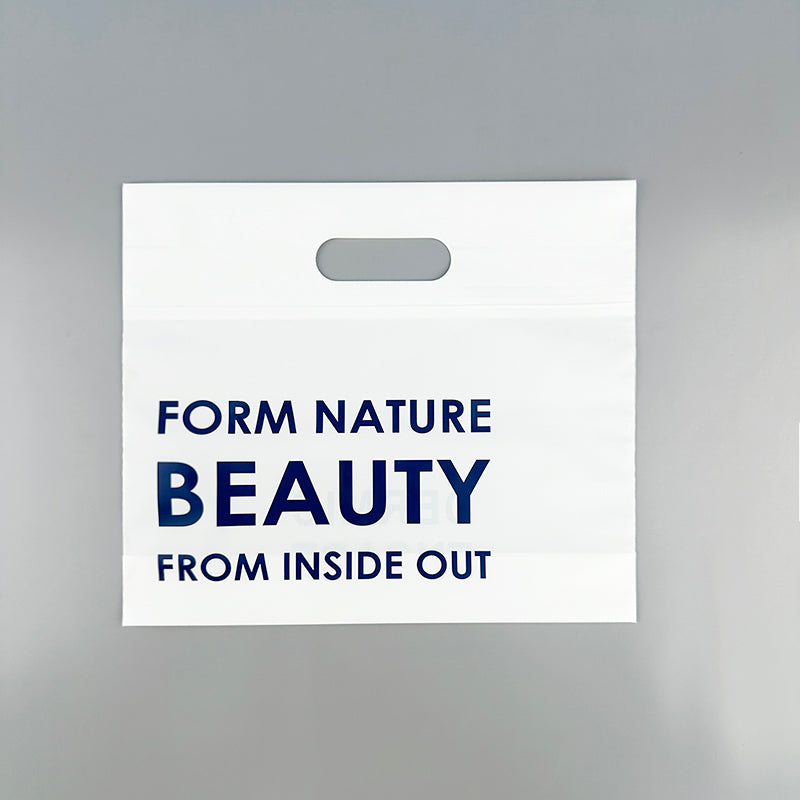 Classic White LDPE Die-cut Handle Bag