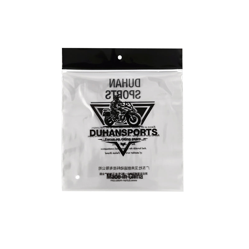 Gravure Printed Black Pattern LDPE PE ZipLock Bag