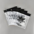 Gravure Printed Black Pattern LDPE PE ZipLock Bag
