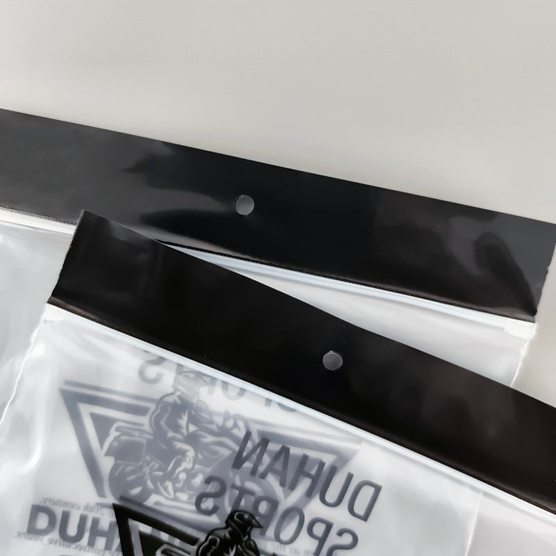 Gravure Printed Black Pattern LDPE PE ZipLock Bag