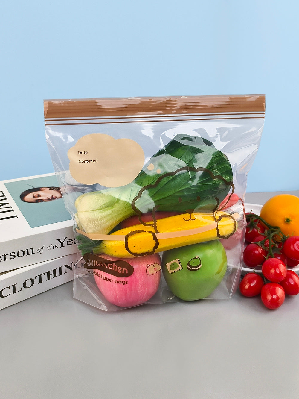 Tiefdruck-transparente Cartoon LDPE PE ZipLock-Beutel