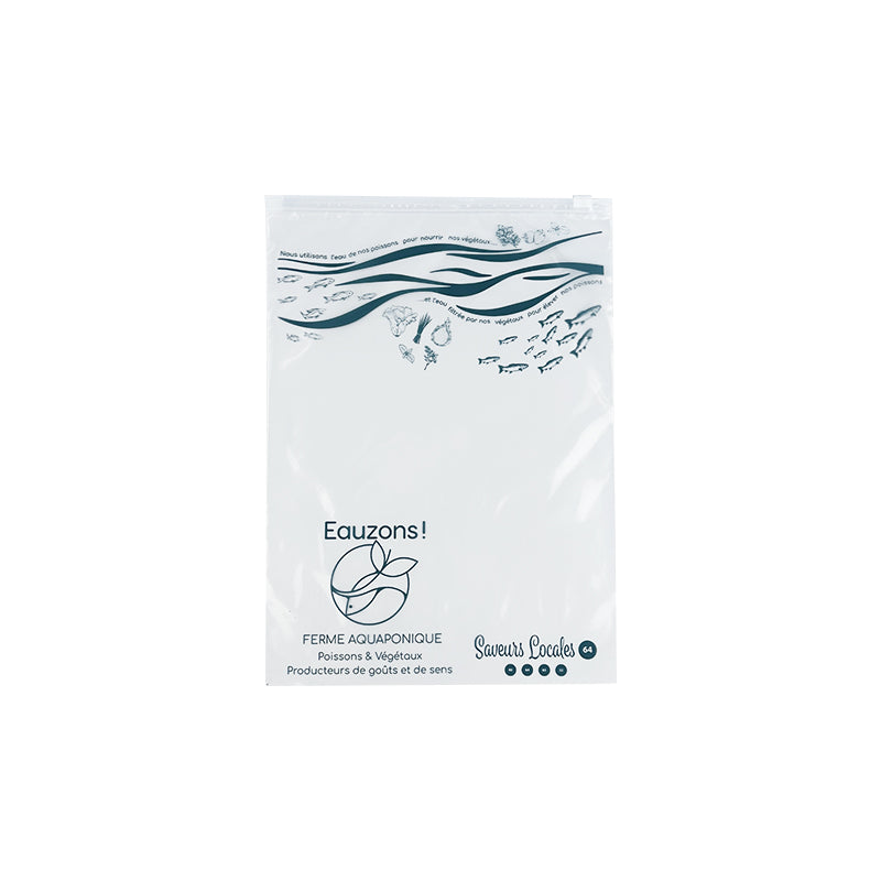 High-Clarity Art-Printed Transparent LDPE Zipper Bag
