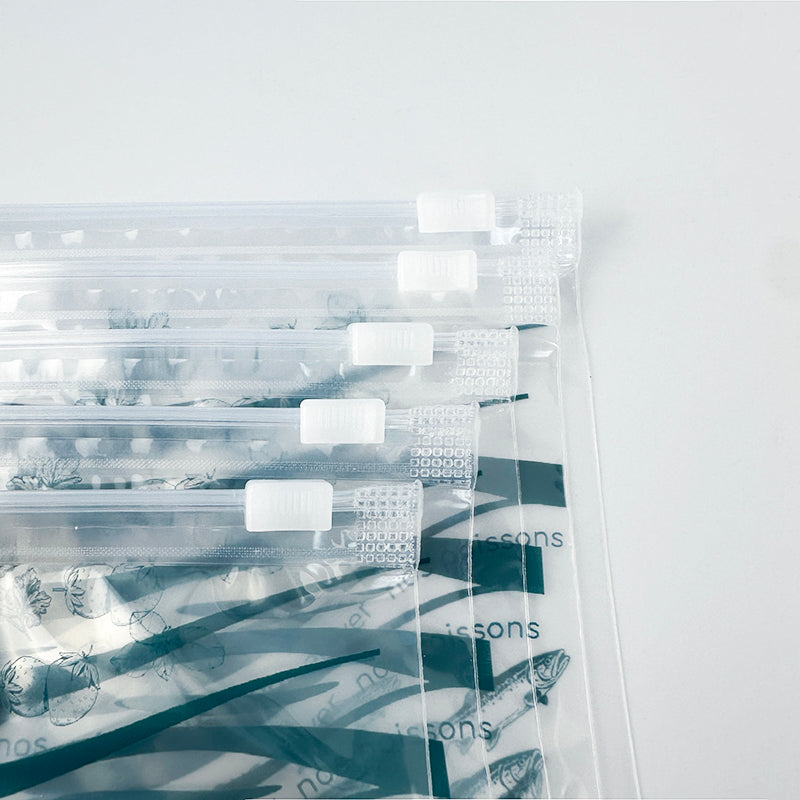 High-Clarity Art-Printed Transparent LDPE Zipper Bag