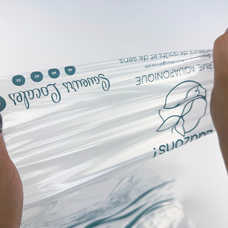 High-Clarity Art-Printed Transparent LDPE Zipper Bag