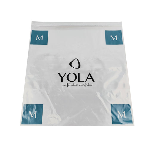 Premium Custom Printed Transparent LDPE Self-Adhesive Apparel Bag