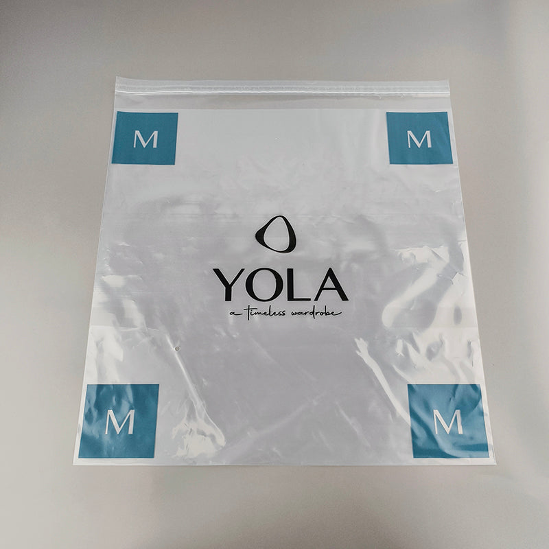 Premium Custom Printed Transparent LDPE Self-Adhesive Apparel Bag