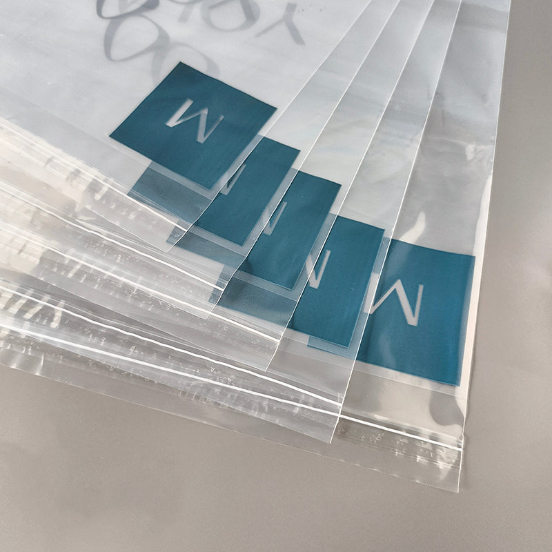 Premium Custom Printed Transparent LDPE Self-Adhesive Apparel Bag
