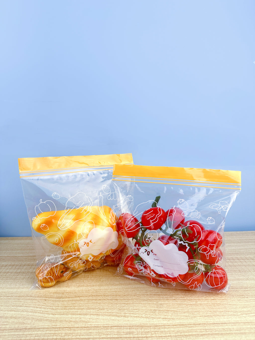 Premium LDPE-Frischhalte-Reißverschlussbeutel
