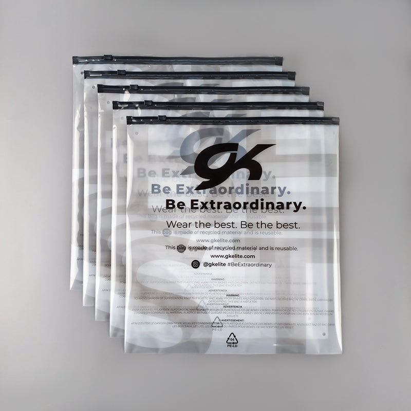 Crystal Clear LDPE Slider Zipper Bag