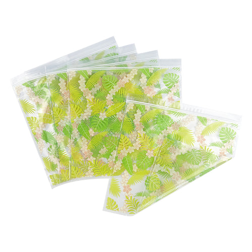 Premium-Frischhalte-Ziploc-Beutel mit Blattmuster