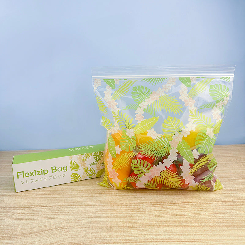 Premium Leaf Pattern Fresh-Keeping Ziplock Bag