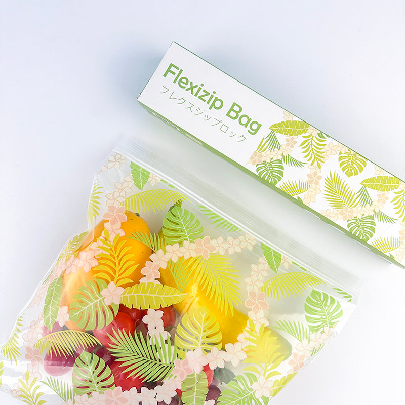 Premium Leaf Pattern Fresh-Keeping Ziplock Bag