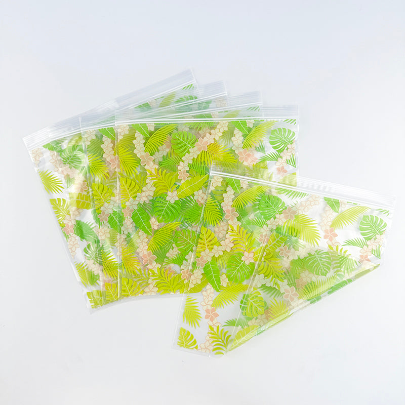 Premium Leaf Pattern Fresh-Keeping Ziplock Bag