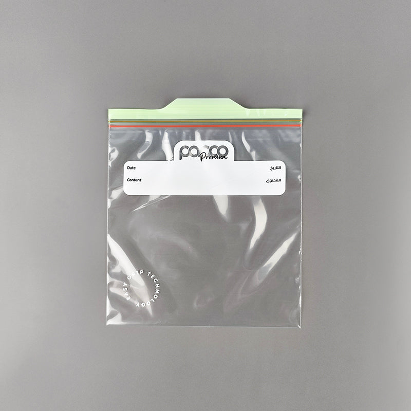Transparent LDPE PE Double Grip Seal Zip Lock Bag with Color Box Retail