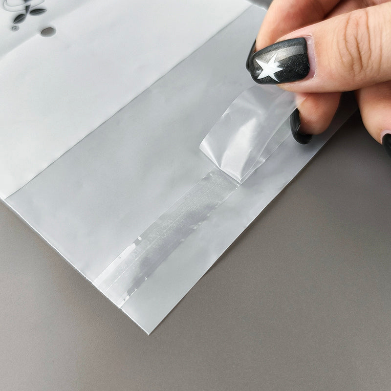 White Frosted Medical Self-Adhesive Bag